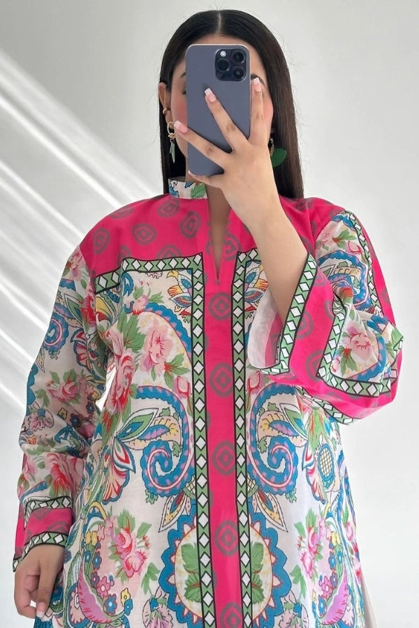 Silk 2 Piece – Gul Khawab | Swiss Fabric