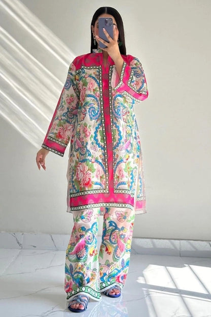 Silk 2 Piece – Gul Khawab | Swiss Fabric