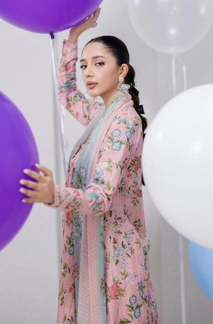 Qalamkar Lawn Set – 3Pc