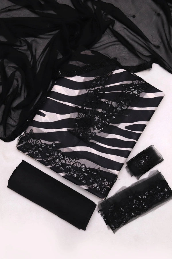 MARIA B LAWN EMBROIDERY DRESS