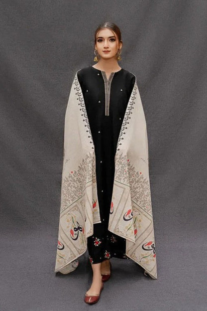 Urge - 3PC Lawn Embroidered Shirt And Trouser With Printed Duppata
