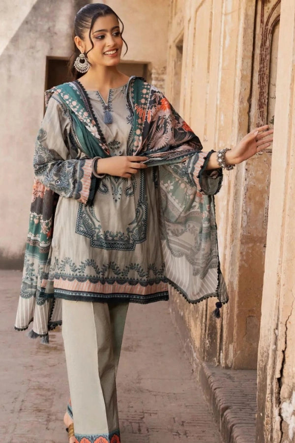 Gul Ahmed Printed Lawn Suits – Unstitched 3 Piece | Summer Collection 2025