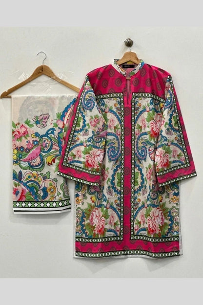 Silk 2 Piece – Gul Khawab | Swiss Fabric