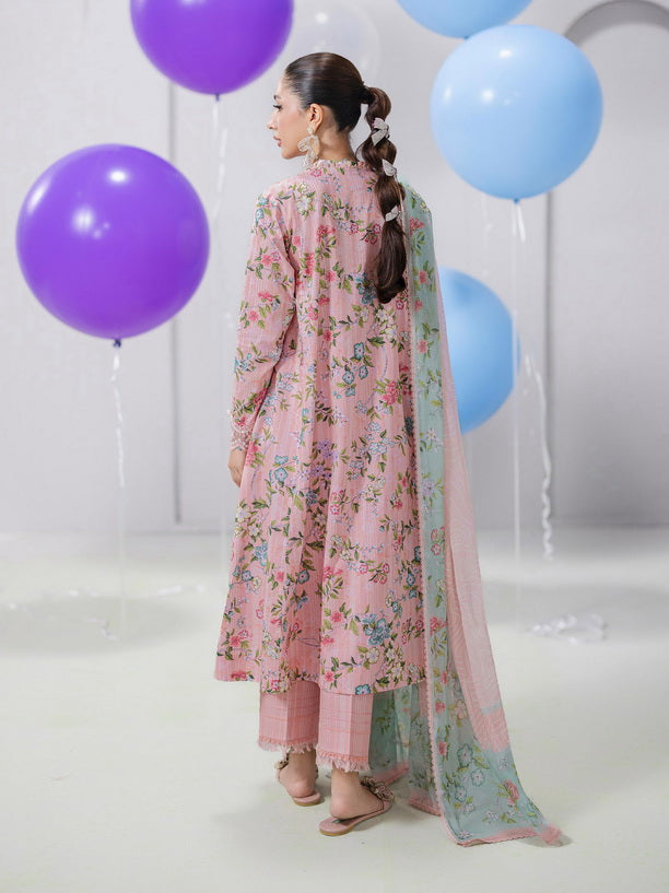 Qalamkar Lawn Set – 3Pc