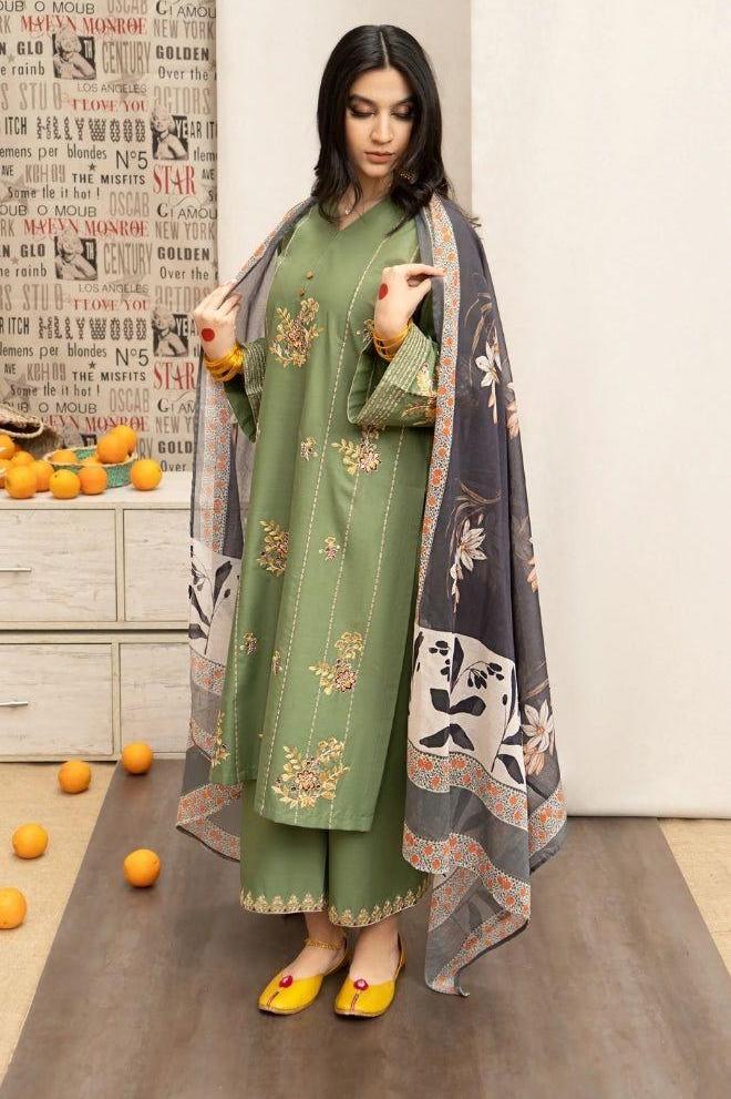 NAYYAB - 3PC EMBROIDERED LAWN SUIT