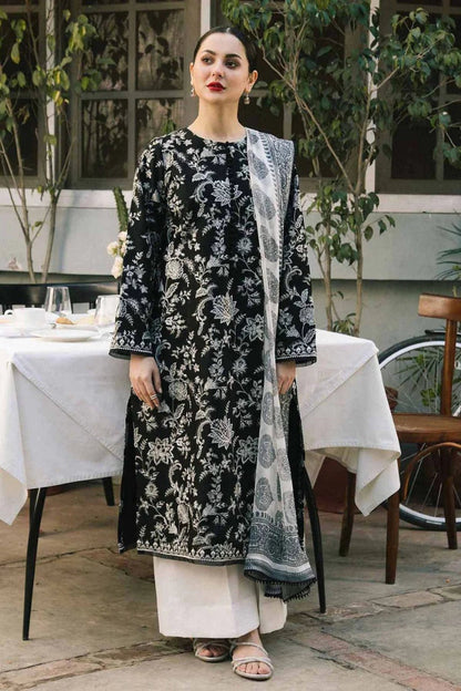 Zara Shahjahan - 3PC EMBROIDERED LAWN SHIRT WITH PRINTED DUPPATA