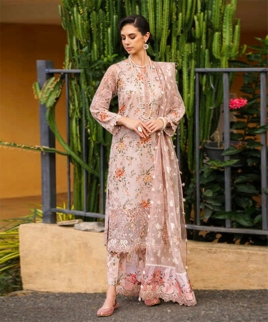 MARIA B KHADDAR 3PC WITH KHADDAR PRINTED SHIRT, TROUSER-919