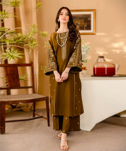 Batik Dhanak 2PC Embroidered-185