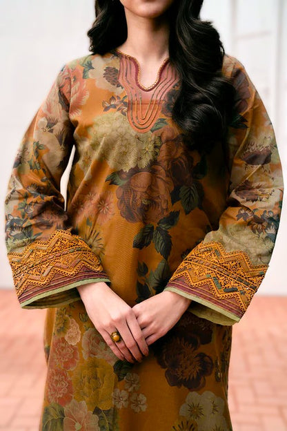 Shahanah 3PC Karandi Printed Suit-813