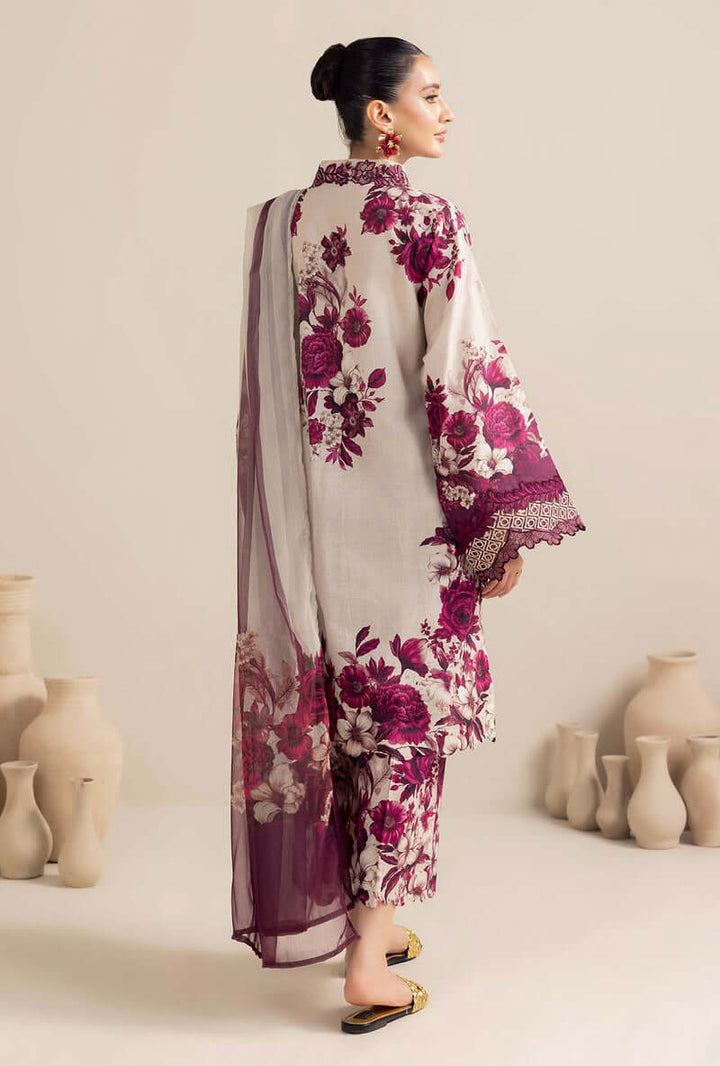 Maria.B - 3PC Lawn Shirt And Printed Dupatta With Trouser